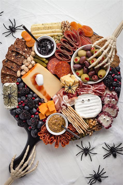 Spooky Halloween Charcuterie Board | Maple + Mango