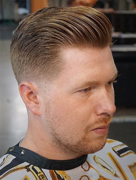 Taper Fade Haircut Slicked Back at Nicholas Michael blog