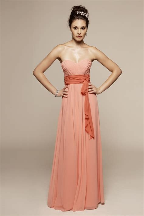 Bridesmaid Dresses In Peach at Janie Clark blog