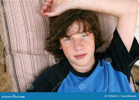 Cute young teen boy stock image. Image of face, brown - 19354693