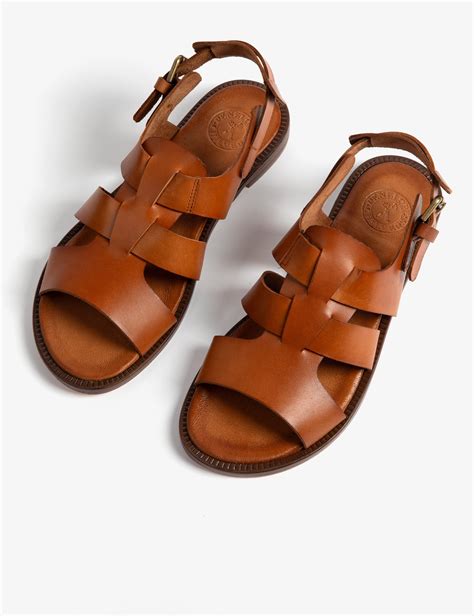 Biscay Leather Sandal - Tan |Women's Sandals | Penelope Chilvers