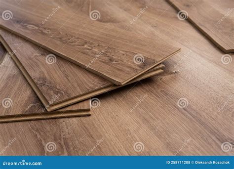 Laminate Planks Can Be Laid on the Floor in the Room. Stock Photo ...