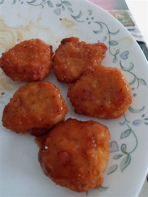 Air Fryer Tyson Panko Breaded Chicken Nuggies with Panda Express Orange ...