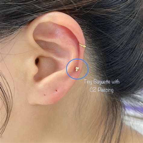 Ear Piercing Upper Lobe
