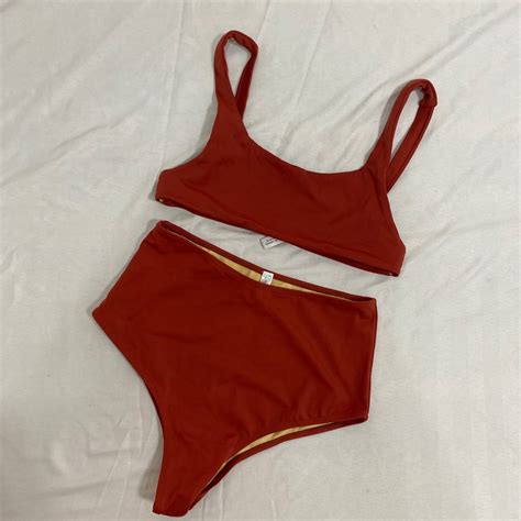 Eightmermaid Red bikini, Women's Fashion, Swimwear, Bikinis & Swimsuits ...