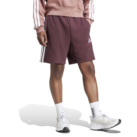 adidas | Essentials 3 Stripe Fleece Shorts Mens | Studio