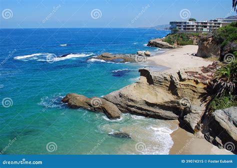 Table Rock Beach, Laguna Beach, California. Stock Image - Image of ...