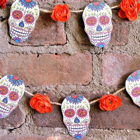 Dia De Los Muertos Skull Decorations