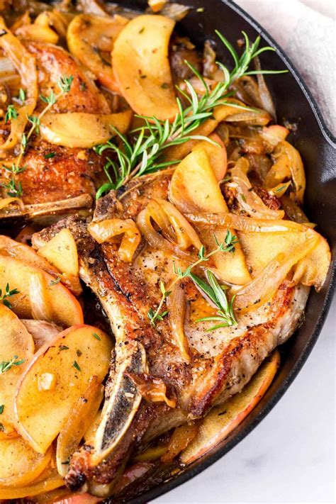 Pork chops with apples and onions easy skillet dish – Artofit