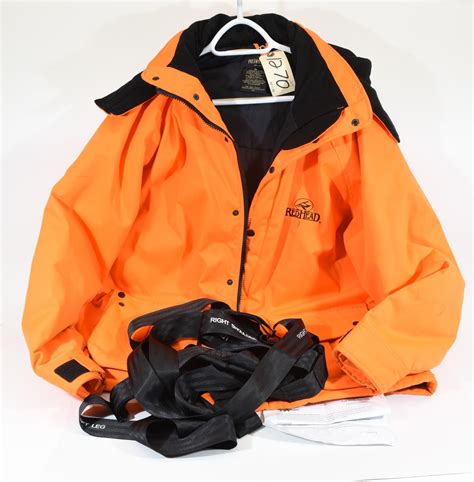 Blaze Orange Hunting Coat and Body Harness