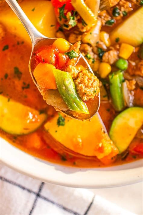Ground Turkey Vegetable Soup