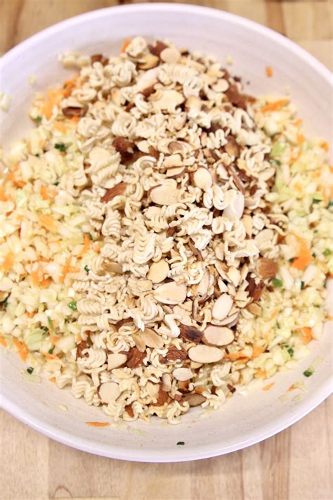 Asian Ramen Slaw - Miss in the Kitchen