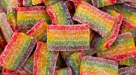 Sour Rainbow Belt Bites - Sweetish Candy- A Swedish Candy Store