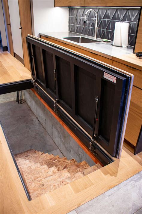 Floor Trap Door Hinge System — by Brandner Design