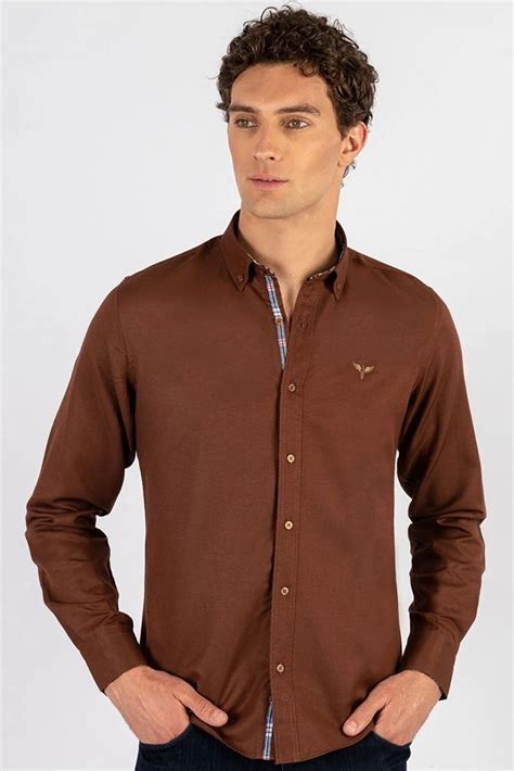 Tudors Men's Brown Shirt قميص رجالي – Loyabi