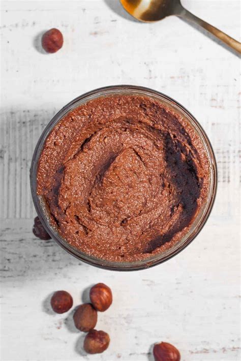 Healthy Nutella Recipe (no oil or added sugar) - Cooking For Peanuts
