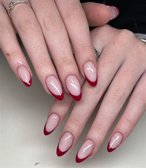 41+ Red French Tip Nails For A Gorgeous Twist On A Classic - TheFab20s