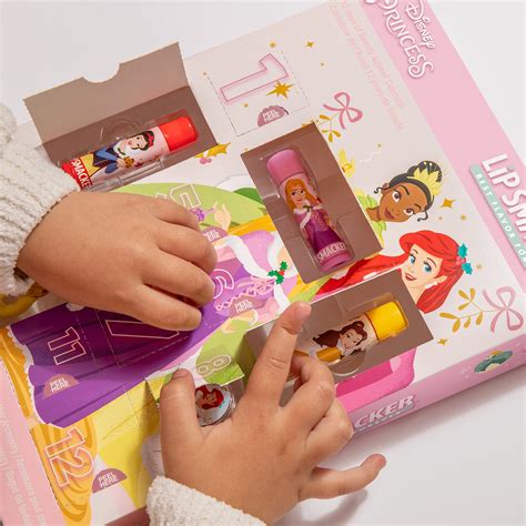 Snapklik.com : Disney Princess Holiday 12 Pc Advent Calendar Lip Balm ...