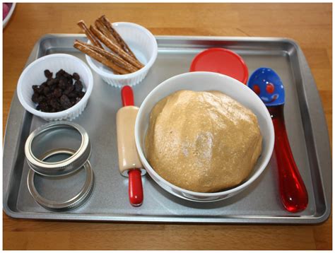 Peanut Butter Playdough Recipe - Little Bins for Little Hands