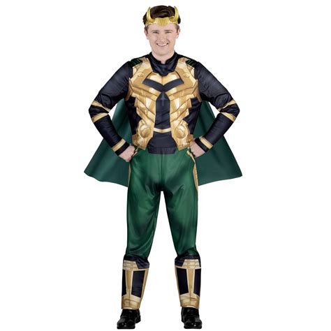 Adult MARVEL Loki Mens Deluxe Halloween Costume - Walmart.com