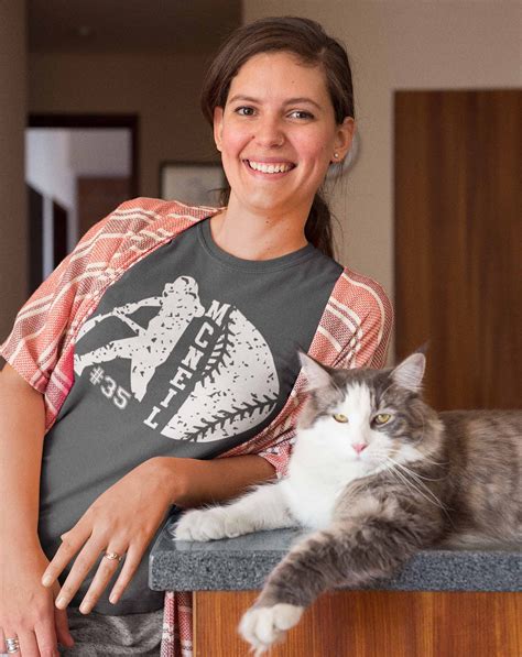 Women's Personalized Softball T Shirt Custom Softball Shirts Softball ...