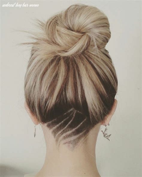 8 Undercut Long Hair Women | Undercut long hair, Female undercut long ...
