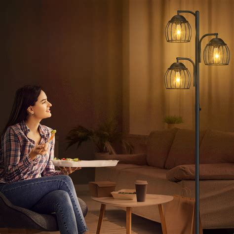 Industrial Floor Lamp Tree 67" Tree Floor Lamp Modern Industrial Free