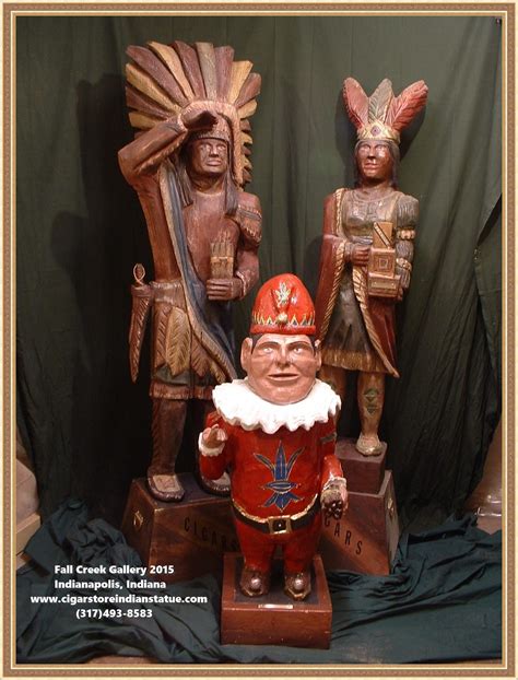 Wood Cigar Store Indian statues and figures with History and Origin of ...