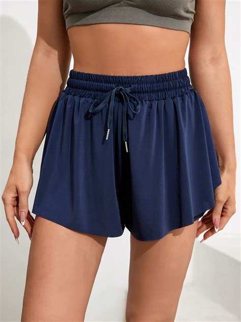 Buy URBANIC Women Navy Blue Sports Shorts - Shorts for Women 19648028 ...