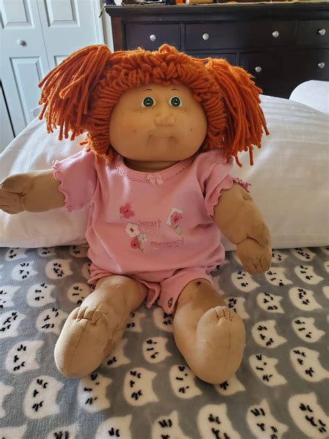 Vintage Original Cabbage Patch Doll Red Yarn Hair - Etsy
