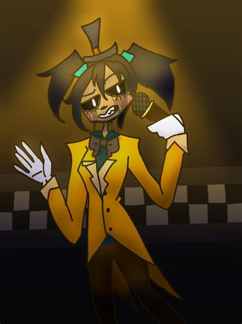 I decided to draw Cassidy(child that possessed Golden Freddy) Based on ...