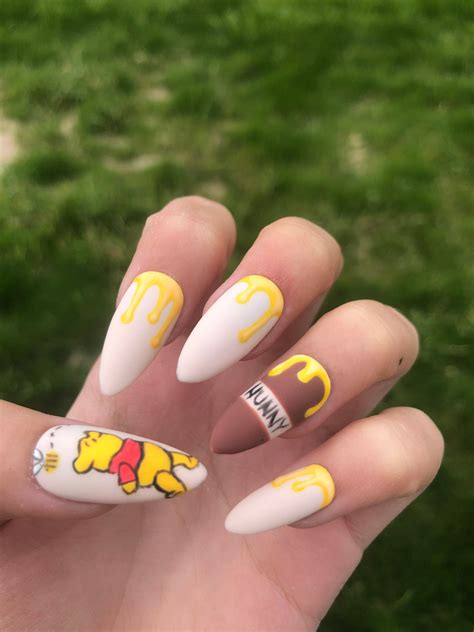 Winnie The Pooh Nail Art