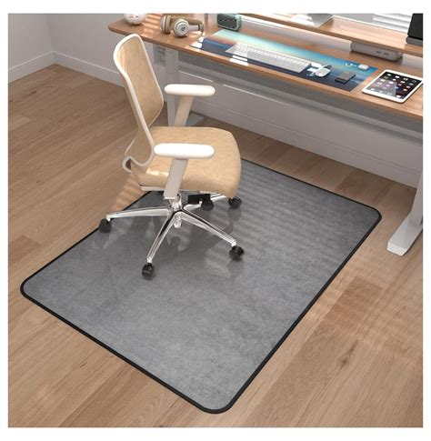 Corduroy Heavy Duty Office Chair Mat for Carpet & Hardwood Floors, Tri ...