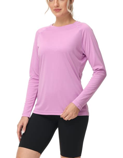 Women's Long Sleeve Swim Shirts Rash Guard Shirts UPF 50+ Sun ...