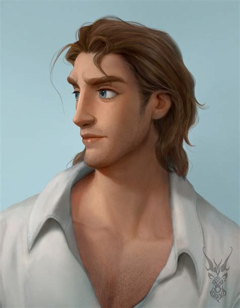 Beauty And The Beast Prince Adam Portrait