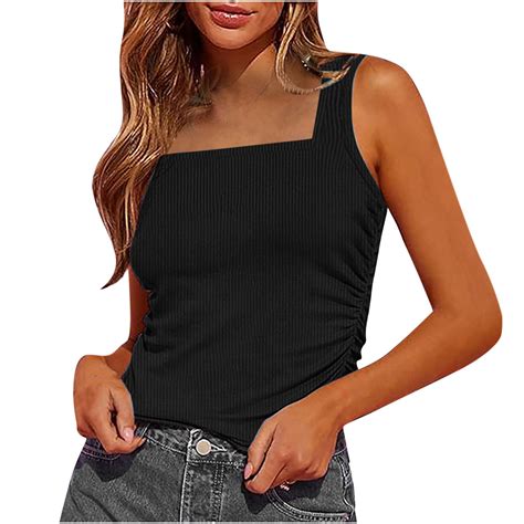 Bogo Cute Summer Tops For Women 2025 Trendy Extra Long Cotton Tank Tops ...