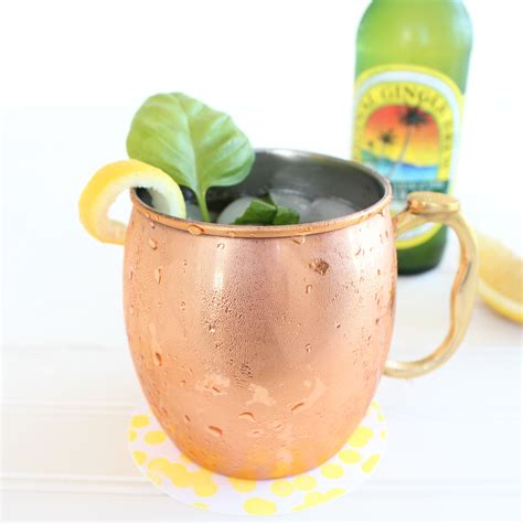 The traditional Moscow Mule cocktail is given a summer twist with peach ...