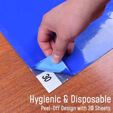 30 Sheets Sticky Mats Removable Disposable Anti Du... – Grandado
