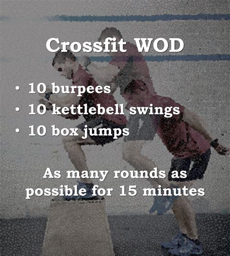 Crossfit WOD 1. 15 minute full body cirucuit | Wod crossfit, Crossfit ...