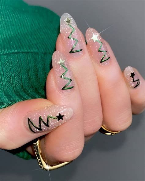 Christmas Tree Nails 2021 at Charli Fiaschi blog