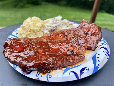 Smoked Pork Steak | GrillinFools