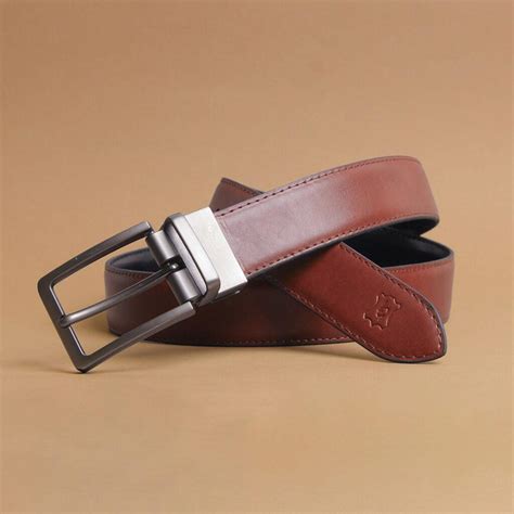 Formal Reversible Belt - Black/Brown - Leather Gallery