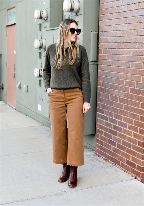 Earthy | Wide leg pants outfit, Cropped pants outfit, Style