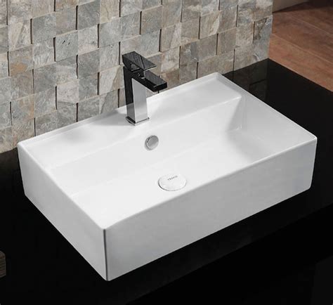 WOON-DISCOUNTER.NL - Wastafel Noresund 60 x 40 x 15,5 cm - Glanzend wit ...