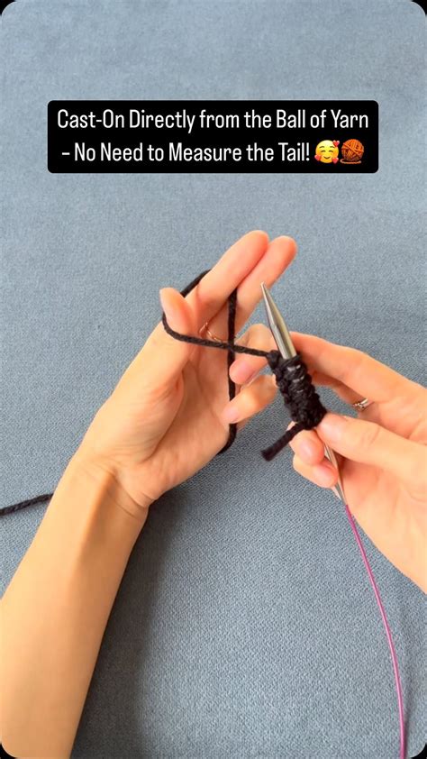 Long tail cast on knitting – Artofit