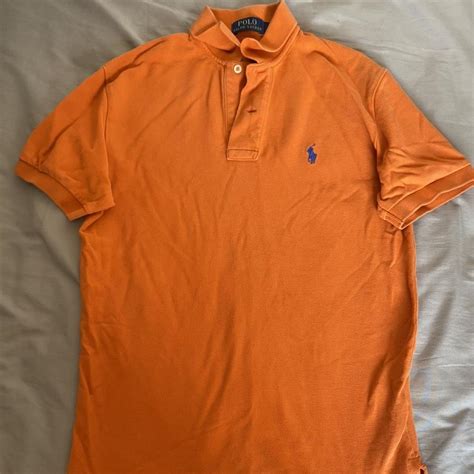 Polo Ralph Lauren Men's Orange Polo-shirts | Depop