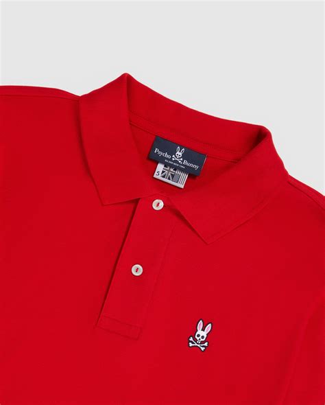 MENS RED CLASSIC POLO | PSYCHO BUNNY