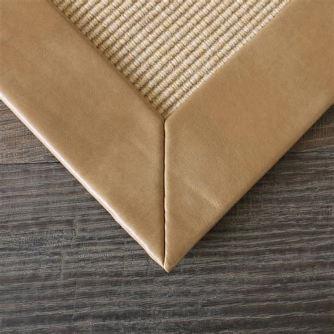 Leather Borders & Colors | sisalcarpet.com