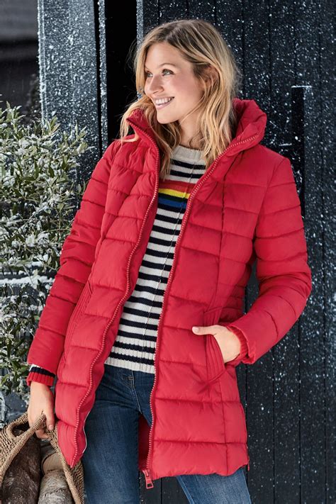Womens Next Red Padded Jacket - Red | Jackets for women, Padded jacket ...