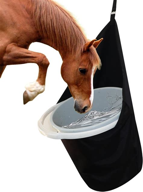 higyee Horse Feed Bag, Horse Feed Bag Hanging Bucket Holder | Hook ...